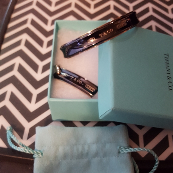 Tiffany & Co. Titanium and Sterling Silver Bracelet & Pendant. 100% Authentic!! - Picture 8 of 10